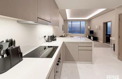 Apartment - 1 - 2 for rent in The Palm Tower - Palm Jumeirah - Dubai