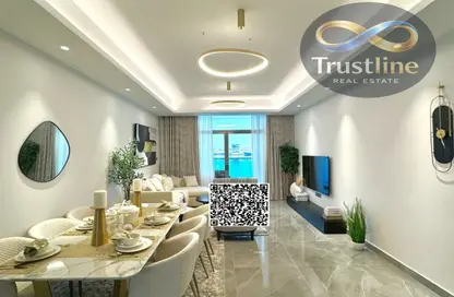 Apartment - 1 Bedroom - 2 Bathrooms for sale in Ajman Creek Towers - Al Rashidiya 1 - Al Rashidiya - Ajman