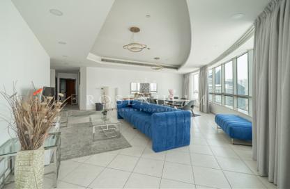 Apartment - 4 Bedrooms - 4 Bathrooms for rent in Horizon Tower - Dubai Marina - Dubai