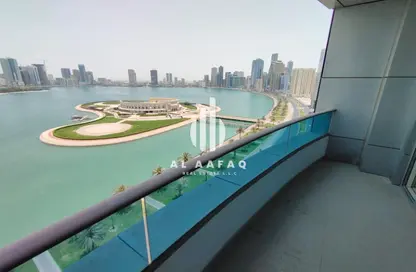 Apartment - 4 Bedrooms - 4 Bathrooms for rent in Blue Tower - Al Majaz 3 - Al Majaz - Sharjah