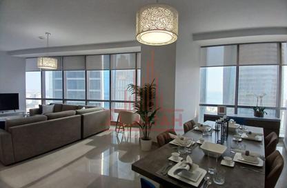 Apartment - 2 - 3 for rent in Etihad Towers - Corniche Road - Abu Dhabi