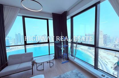Apartment - 1 - 2 for rent in La Plage Tower - Al Mamzar - Sharjah - Sharjah