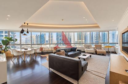 Apartment - 4 - 4 for rent in Horizon Tower - Dubai Marina - Dubai