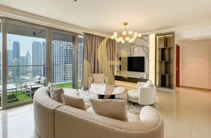 Apartment - 3 - 4 for rent in Boulevard Point - Downtown Dubai - Dubai