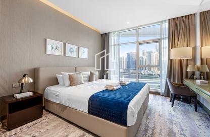 Hotel  and  Hotel Apartment - Studio - 1 for rent in Damac Maison Prive B - Damac Maison Prive - Business Bay - Dubai