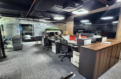 Office Space - Studio - 1 Bathroom for rent in The Binary Tower - Business Bay - Dubai