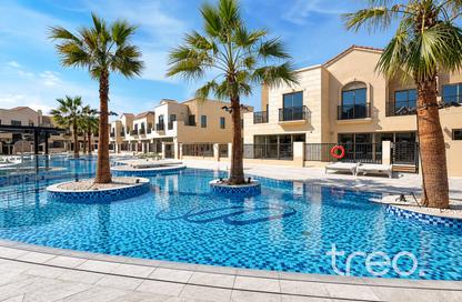 Townhouse - 3 - 3 for rent in Jasmine Lane - Jumeirah Golf Estates - Dubai