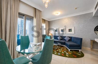 Apartment - 1 Bedroom - 2 Bathrooms for rent in Damac Maison Dubai Mall Street (The Signature) - Burj Khalifa Area - Downtown Dubai - Dubai