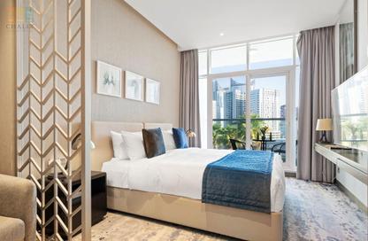 Apartment - Studio - 1 for rent in Damac Maison Prive A - Damac Maison Prive - Business Bay - Dubai