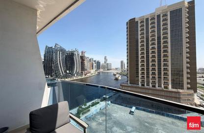 Apartment - Studio - 1 Bathroom for rent in Waves Tower - Business Bay - Dubai