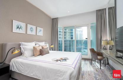 Apartment - Studio - 1 Bathroom for rent in Damac Maison Prive A - Damac Maison Prive - Business Bay - Dubai