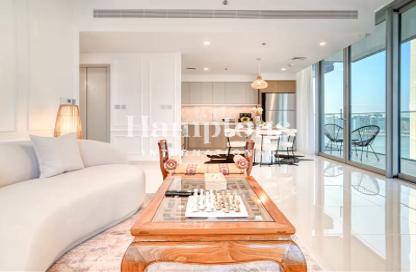 شقة - 2 - 2 للايجار في برج Beach Isle 2 - بيتش آيل - إعمار بيتشفرونت - دبي هاربور - دبي