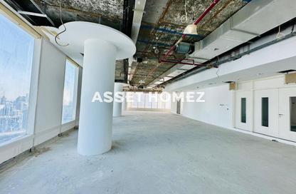 Office Space - Studio - 4 Bathrooms for rent in The Bay Gate - Business Bay - Dubai
