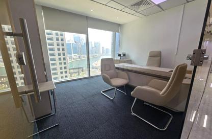 Business Centre - Studio - 2 Bathrooms for rent in The Binary Tower - Business Bay - Dubai