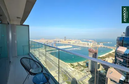 Apartment - 1 Bedroom - 2 Bathrooms for rent in Damac Heights - Dubai Marina - Dubai