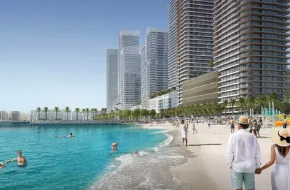 شقة - 2 غرف نوم - 2 حمامات للبيع في برج Seapoint 1 - سي بوينت - إعمار بيتشفرونت - دبي هاربور - دبي