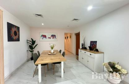 Apartment - 3 Bedrooms - 3 Bathrooms for rent in Al Ghaf 3 - Al Ghaf - Greens - Dubai