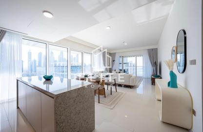 Apartment - 2 Bedrooms - 3 Bathrooms for rent in Grand Bleu Tower 1 - EMAAR Beachfront - Dubai Harbour - Dubai