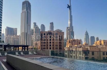 Apartment - 1 Bedroom - 2 Bathrooms for rent in Bellevue Tower 1 - Bellevue Towers - Downtown Dubai - Dubai