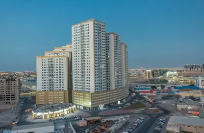 شقة - غرفة نوم - 2 حمامات للبيع في B2 برج - أبراج لؤلؤة عجمان - عجمان وسط المدينة - عجمان