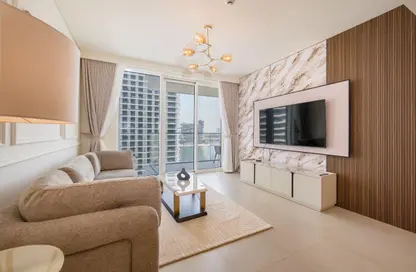 Apartment - 1 Bedroom - 1 Bathroom for rent in Beach Mansion Tower 2 - EMAAR Beachfront - Dubai Harbour - Dubai