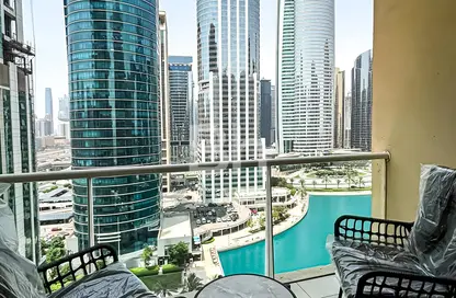Apartment - 1 Bathroom for rent in Lake View Tower - JLT Cluster B - Jumeirah Lake Towers - Dubai