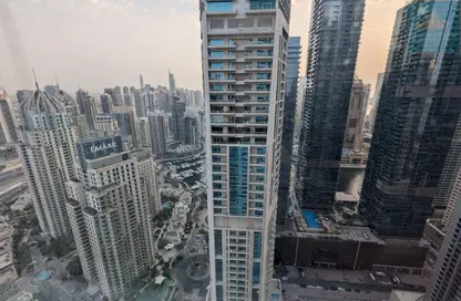 Apartment - 1 Bedroom - 2 Bathrooms for rent in MAG 218 - Dubai Marina - Dubai