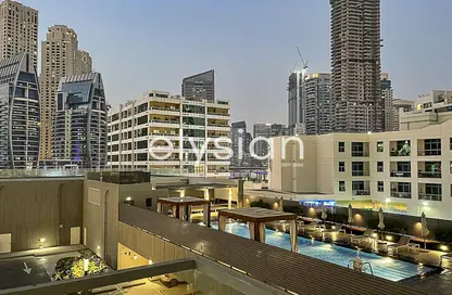 شقة - غرفة نوم - 2 حمامات للايجار في استوديو وان - دبي مارينا - دبي