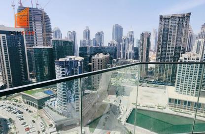 Apartment - Studio - 1 Bathroom for rent in Peninsula Three - Peninsula - Business Bay - Dubai