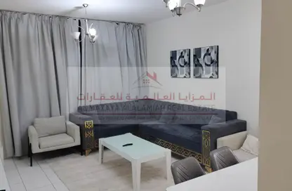 Apartment - 1 Bedroom - 2 Bathrooms for rent in Al Mamzar Plaza - Al Taawun Street - Al Taawun - Sharjah