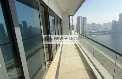 Apartment - 3 Bedrooms - 4 Bathrooms for rent in Al Khan Corniche - Al Khan - Sharjah