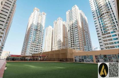 Apartment - Studio - 1 Bathroom for rent in Ajman One Towers - Al Sawan - Ajman