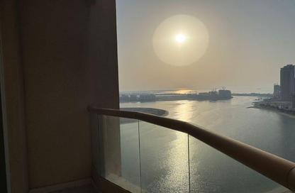 Apartment - 2 Bedrooms - 3 Bathrooms for rent in Al Khan Lagoon Tower - Al Khan Lagoon - Al Khan - Sharjah
