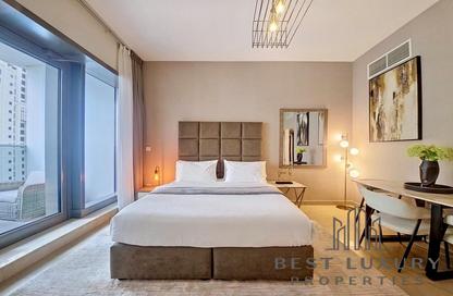 Apartment - Studio - 1 Bathroom for rent in Sparkle Tower 2 - Sparkle Towers - Dubai Marina - Dubai