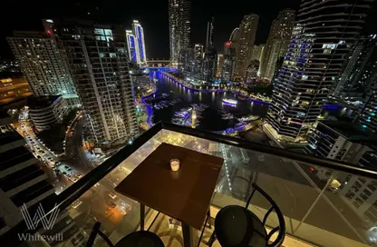 شقة - غرفة نوم - 1 حمام للايجار في برج إسكان - دبي مارينا - دبي