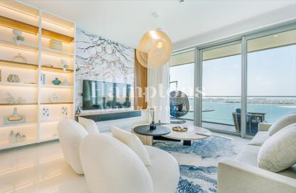Apartment - 3 Bedrooms - 4 Bathrooms for rent in Beach Isle Tower 1 - Beach Isle - EMAAR Beachfront - Dubai Harbour - Dubai