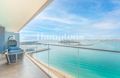 Apartment - 3 Bedrooms - 4 Bathrooms for rent in Beach Isle Tower 1 - Beach Isle - EMAAR Beachfront - Dubai Harbour - Dubai