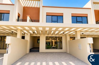 Townhouse - 4 - 4 for rent in Costa Brava 1 - Costa Brava - Damac Lagoons - Dubai
