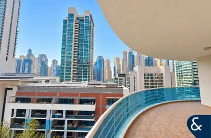 Apartment - 2 Bedrooms - 2 Bathrooms for rent in Cascades Tower - Dubai Marina - Dubai