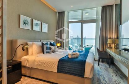 Apartment - Studio - 1 Bathroom for rent in Damac Maison Prive A - Damac Maison Prive - Business Bay - Dubai