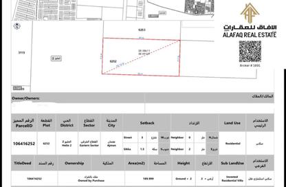 Land - Studio for sale in Al Helio Downtown - Al Helio - Ajman Land - Studio for sale in Al Helio Downtown - Al Helio - Ajman