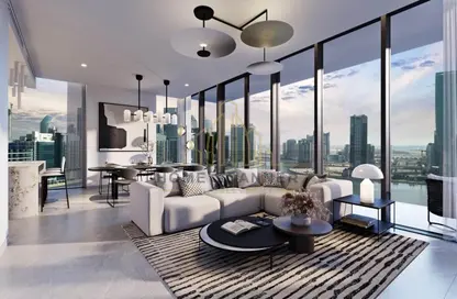 Apartment - 1 Bedroom - 2 Bathrooms for sale in Peninsula Four - Peninsula - Business Bay - Dubai