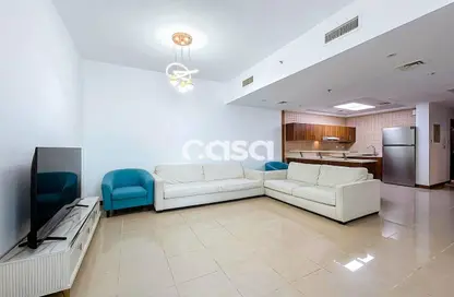 شقة - غرفة نوم - 2 حمامات للايجار في برج سولافا - دبي مارينا - دبي