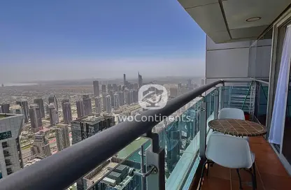 شقة - غرفة نوم - 2 حمامات للايجار في برج الأميرة - دبي مارينا - دبي