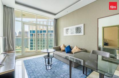 Apartment - 1 - 2 for rent in Damac Maison Prive B - Damac Maison Prive - Business Bay - Dubai