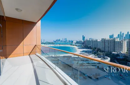 Apartment - 3 Bedrooms - 4 Bathrooms for rent in Sapphire - Tiara Residences - Palm Jumeirah - Dubai