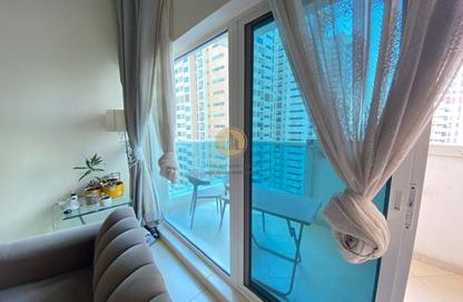 Apartment - 1 Bedroom - 2 Bathrooms for sale in Orient Tower 1 - Orient Towers - Al Bustan - Ajman