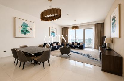 Apartment - 3 Bedrooms - 4 Bathrooms for rent in Palm View - Dubai Media City - Dubai