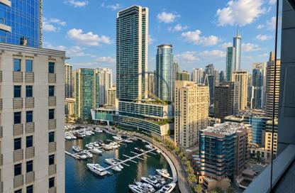 Apartment - 3 - 3 for rent in Marina Wharf 2 - Marina Wharf - Dubai Marina - Dubai