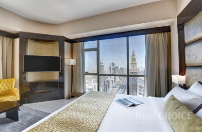 Hotel  and  Hotel Apartment - Studio - 1 Bathroom for rent in Gevora Hotel - Sheikh Zayed Road - Dubai